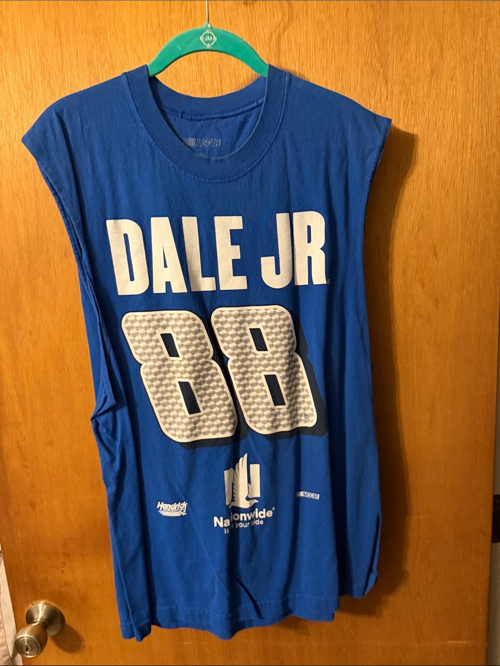 Nascar Dale Jr 88 Blue Sleeveless Fan Tank